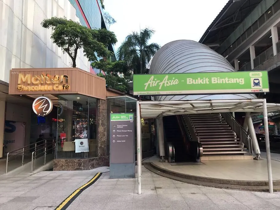Fairlane 2Mins Walk To Bukit Bintang Best Sunset View 2Br 8-1 Wifi 100Mbps Kuala Lumpur Apartament